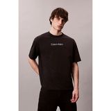 Erkek Regular Fit Yazı Baskılı Pamuklu T-Shirt - Siyah - XL
