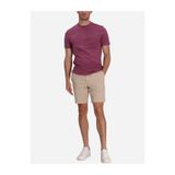 Erkek Regular Fit Yazılı Logolu Yuvarlak Yaka Kısa Kollu Pamuklu Jarse Mor T-Shirt 50531309-524