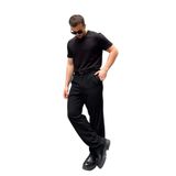 Erkek Regular Fit Yüksek Kalite%100 Pamuk Basic Tişört 24/1 Siyah XXL