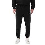 Erkek Regular Fit Yumuşak Kumaşlı Beli Paçası Lastıkli Eşofman Altı EXP-002, Siyah, L