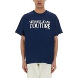 Erkek Regular Fit Yuvarlak Yaka Kısa Kollu Lacivert T-Shirt 78GAHE05CJ00E-283