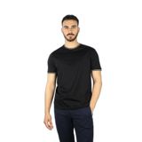 Erkek Regular Fit Yuvarlak Yaka%100 Pamuklu Kısa Kollu Siyah T-Shirt 25411025-011