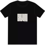 Erkek Regular Fit Yuvarlak Yakalı Logo Desenli Kısa Kollu Siyah T-Shirt LV04RE832G-UB1