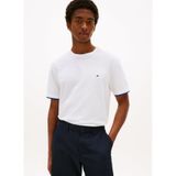 Erkek Regular Fit Yuvarlak Yakalı Pamuklu Kısa Kollu Beyaz T-Shirt MW0MW38626-YBR