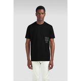 Erkek Regular Fit Yuvarlak Yakalı%100 Pamuklu Logo Kabartmalı Kısa Kollu Siyah T-Shirt 15311634-011
