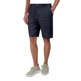 Erkek Regular Fit%100 Keten Normal Bel Lacivert Şort 25414042-104