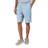 Erkek Regular Fit%100 Keten Normal Bel Mavi Şort 25414042-720