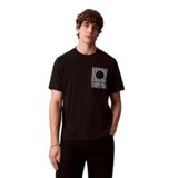 Erkek Regular Fit%100 Pamuklu Baskılı Kısa Kollu Siyah T-Shirt LV04RE803G-UB1