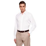 Erkek Regular Fit%100 Pamuklu Uzun Kollu Beyaz Gömlek 50556498-100