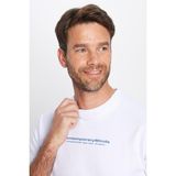 Erkek Relax Fit Rahat Kesim %100 Organik Pamuk Yumuşak Dokulu Beyaz Bisiklet Yaka Tişört