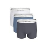 Erkek Relaxed Fit Trunk 3'lü Paket Mavi Boxer