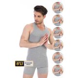 Erkek Ribana Spor Gri Atlet 915 6'lı Ekonomik Paket