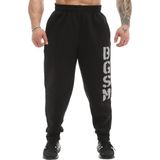 Erkek Şalvar Kesim Kışlık Eşofman Altı Bgsm PNT1362 - Siyah - 5XL