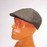 Erkek Şapka Driver Kasket Flat Cap Su Tutmaz Yünlü Bej Solognac BEJ 56 CM
