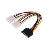 Erkek sata dişi molex kablo dişi molex erkek saata power kablo 20 cm