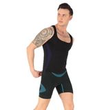 Erkek Seamless Kapri Sport Pro Tayt SİYAH