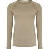 Erkek Seamless Termal Sweatshirt Kum Renk Seçeneğiyle Thermoform Outdoor Kullanım İçin Rahat Fit - Standart