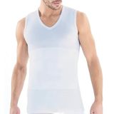 Erkek Sıfır Kol V Yaka Beyaz Korseli Atlet 9208 BEYAZ 2XL