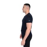 Erkek Sıfır Yaka Floş T-Shırt