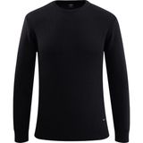 Erkek Sıfır Yaka Kazak Triko Petek Örgü Düz Renk Klasik Kalıp - 5243C - Lacivert - XL