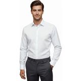 Erkek Silim Fit Uzun Kol Gömlek BGL-ST04867 - 2XL - Beyaz