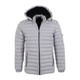Erkek Şişme Mont Dar Kesim Taş Rengi Rar01367
