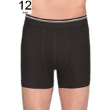 Erkek Siyah 12'Li Paket Likralı Boxer ELF568BER109712