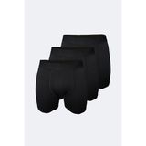 Erkek Siyah 3 Lü Paket Modal Uzun Boxer 010
