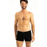 Erkek Siyah Bambu Geçme Bel Boxer Külot (Siyah/S)