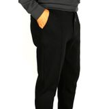 Erkek Siyah Bel İpli Slim Fit Yan Cepli Armürlü Jogger Pantolon NCS JEANS 1642 SİYAH M