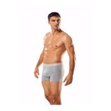 Erkek Siyah Beyaz Gri 3'lü Paket Likralı Boxer