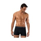 Erkek Siyah Compact Düz Boxer 5210