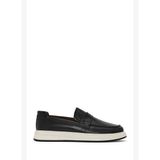 Erkek Siyah Deri Casual Loafer 26SFD602918