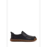 Erkek Siyah Deri Casual Loafer 26SFD693118