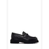 Erkek Siyah Deri Casual Loafer WM750034DV
