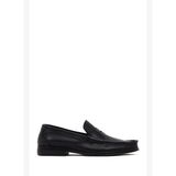 Erkek Siyah Deri Klasik Loafer 26SFD6016FT