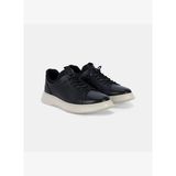 Erkek Siyah DesaComfort Deri Sneaker