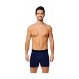 Erkek Siyah Elastan Spor Boxer