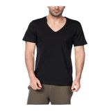 Erkek Siyah Enrıco 2'li V Yaka T-shirt 44TS10011SIYA