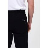 Erkek Siyah Eşofman Altı Beli Lastikli Fermuarlı Cepli AS-101 - 4XL