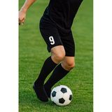 Erkek Siyah Futbol Şortu Ve Çorabı Seti - Numara Baskılı Spor Kombin (9 Numara)