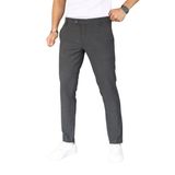 Erkek Siyah Italyan Kesim Likralı Kumaş Pantolon Dar Kesim Boru Paça Spor Tarzı Klasik Pantalon (Antrasit, 38)