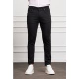 Erkek Siyah Jean Slim Fit Dark Kesim Pantolon