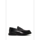 Erkek Siyah Kalın Tabanlı Deri Casual Loafer WM620012DA