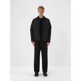 Erkek Siyah Kapitone Dokulu Regular Fit Mont - 54
