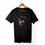 Erkek Siyah Kaptan Amerika - Marvel T-Shirt - XL