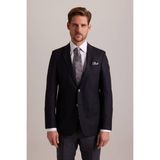 Erkek Siyah Klasik Yünlü Blazer Ceket - 4 Drop