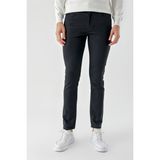 Erkek Siyah Mevsimlik Pamuk 5 Cep Slim Fit Jean Pantolon - 36