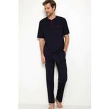 Erkek Siyah Pierre Cardin Pijama Takımı