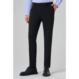 Erkek Siyah Poliviskon Basic Slim Fit Pantolon